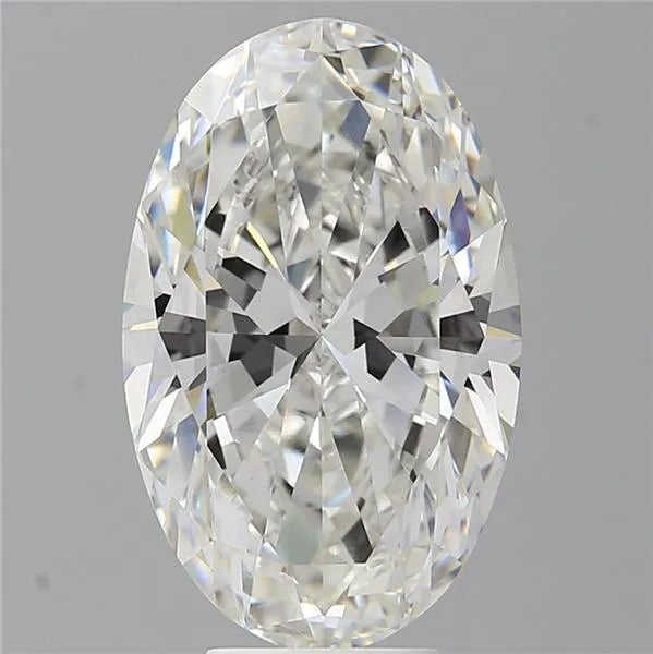 6.54ct Oval Lab Grown Diamond (Colour G, Clarity VVS2, IGI Certified)