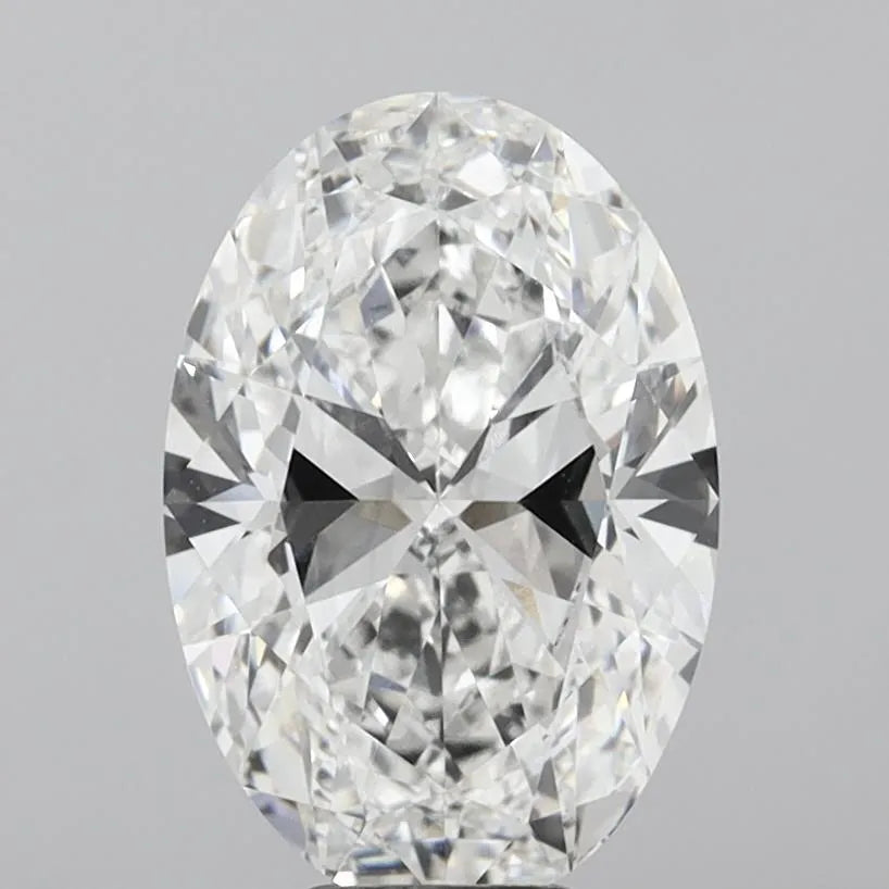 6.56ct Oval Lab Grown Diamond (Colour E, Clarity VVS2, IGI Certified)