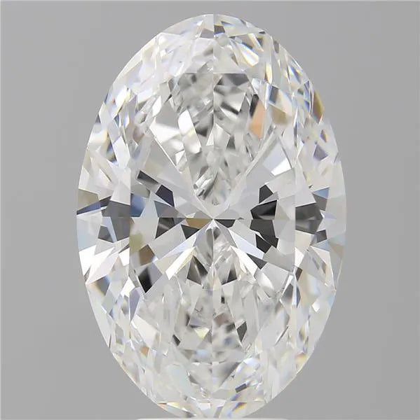 6.58ct Oval Lab Grown Diamond (Colour E, Clarity VVS1, IGI Certified)