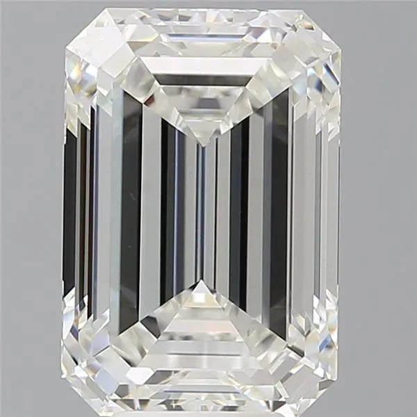 6.59ct Emerald Lab Grown Diamond (Colour G, Clarity VVS2, IGI Certified)