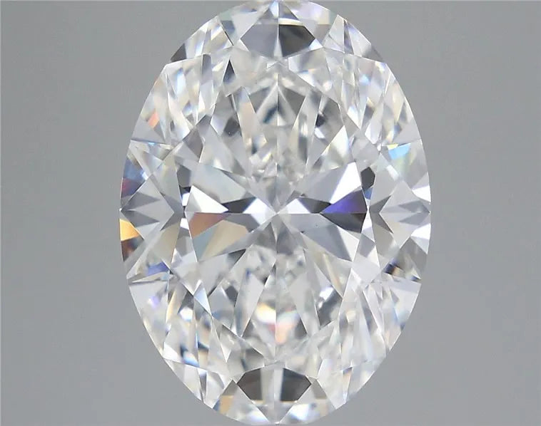 6.59ct Oval Lab Grown Diamond (Colour E, Clarity VVS2, IGI Certified)
