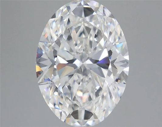 6.59ct Oval Lab Grown Diamond (Colour E, Clarity VVS2, IGI Certified)