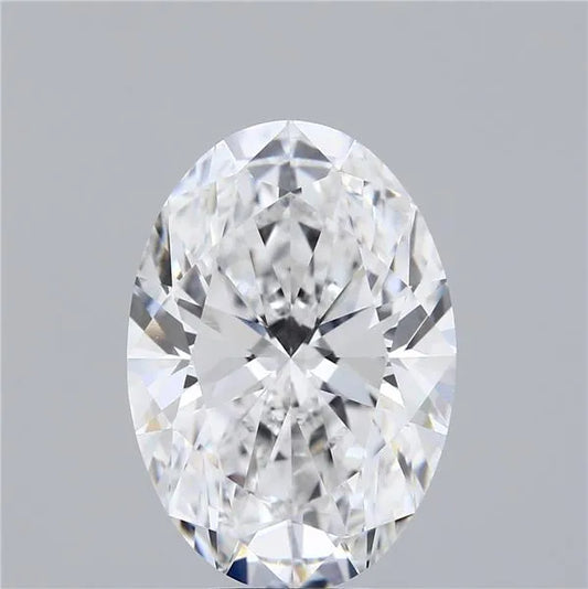 6.75ct Oval Lab Grown Diamond (Colour D, Clarity VVS2, GIA Certified)