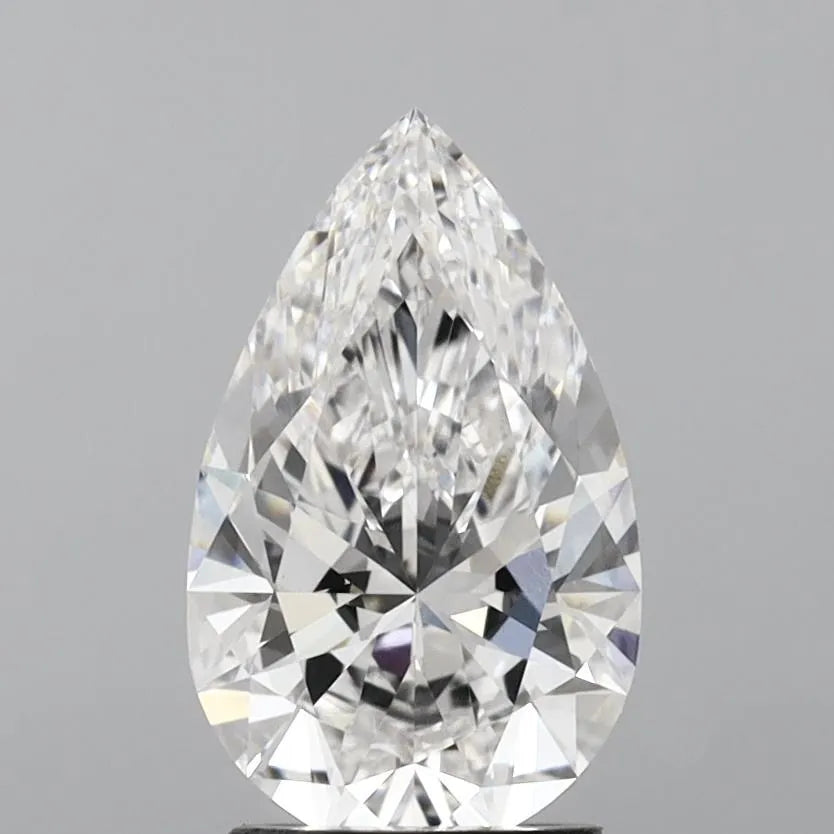 3.07ct Pear Lab Grown Diamond (Colour F, Clarity VVS2, IGI Certified)