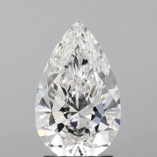 3.07ct Pear Lab Grown Diamond (Colour F, Clarity VVS2, IGI Certified)