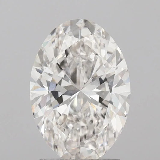 2.50ct Oval Lab Grown Diamond (Colour H, Clarity VVS2, IGI Certified)