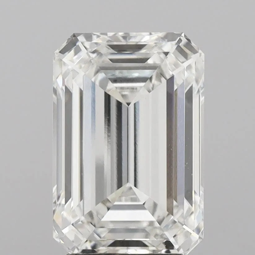 3.06ct Emerald Lab Grown Diamond (Colour F, Clarity VVS2, IGI Certified)