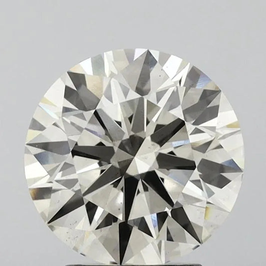 3.11ct Round Lab Grown Diamond (Colour K, Clarity VS2, Cut ID, IGI Certified)