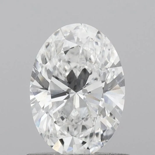 0.72ct Oval Lab Grown Diamond (Colour D, Clarity VVS2, IGI Certified)