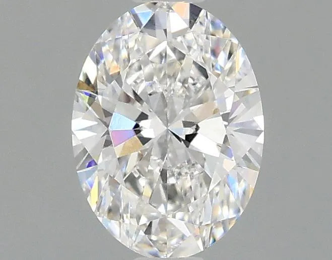 0.97ct Oval Lab Grown Diamond (Colour D, Clarity VVS2, IGI Certified)