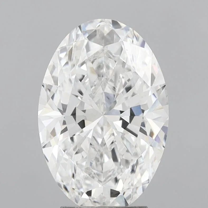 4.10ct Oval Lab Grown Diamond (Colour D, Clarity VS1, IGI Certified)