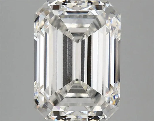 4.03ct Emerald Lab Grown Diamond (Colour F, Clarity VVS2, IGI Certified)