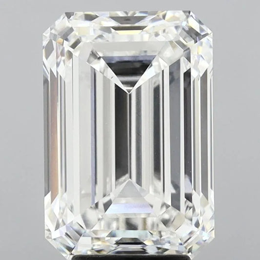 7.00ct Emerald Lab Grown Diamond (Colour F, Clarity VVS1, IGI Certified)