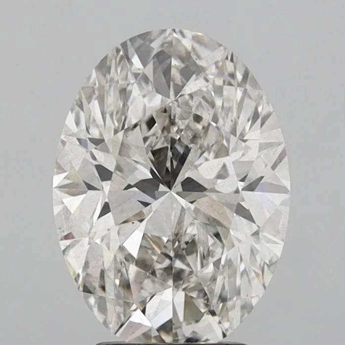 3.10ct Oval Lab Grown Diamond (Colour G, Clarity SI1, IGI Certified)