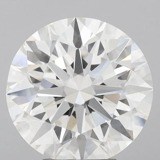 4.08ct Round Lab Grown Diamond (Colour G, Clarity VVS2, Cut ID, IGI Certified)