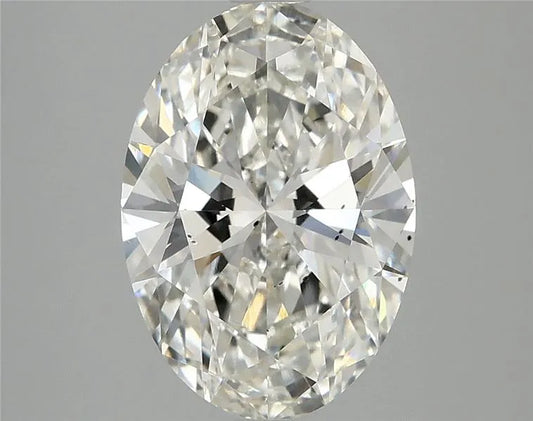 3.05ct Oval Lab Grown Diamond (Colour H, Clarity SI1, IGI Certified)