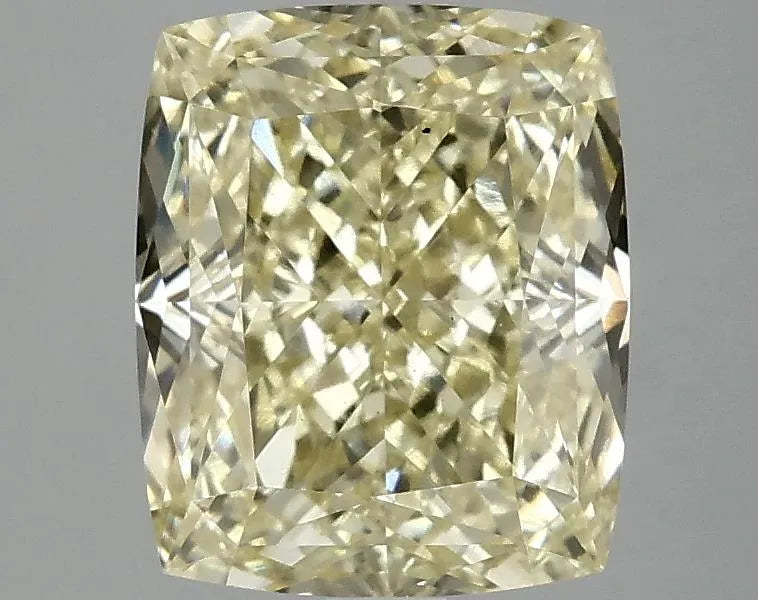3.08ct Cushion modified Lab Grown Diamond (Colour Fancy Intense Yellow, Clarity VS1, IGI Certified)