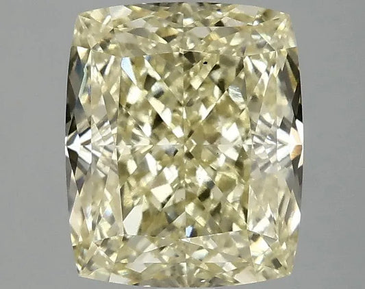 3.08ct Cushion modified Lab Grown Diamond (Colour Fancy Intense Yellow, Clarity VS1, IGI Certified)