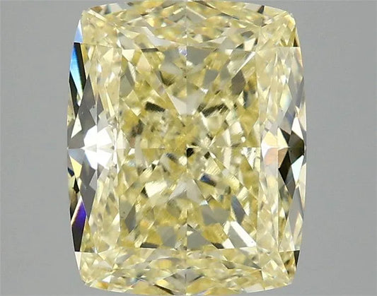 3.09ct Cushion modified Lab Grown Diamond (Colour Fancy Intense Yellow, Clarity VS1, IGI Certified)