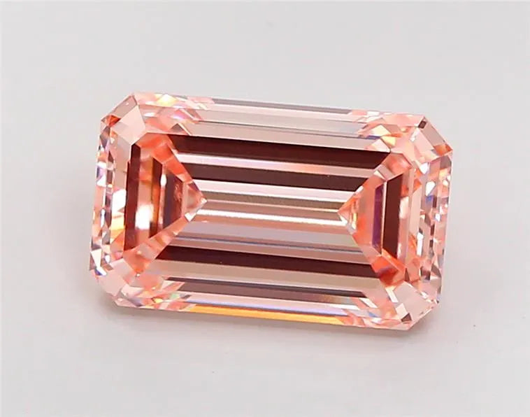 7.00ct Emerald Lab Grown Diamond (Colour Fancy Intense Pink, Clarity VVS2, IGI Certified)