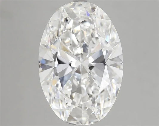 7.03ct Oval Lab Grown Diamond (Colour D, Clarity VVS2, IGI Certified)