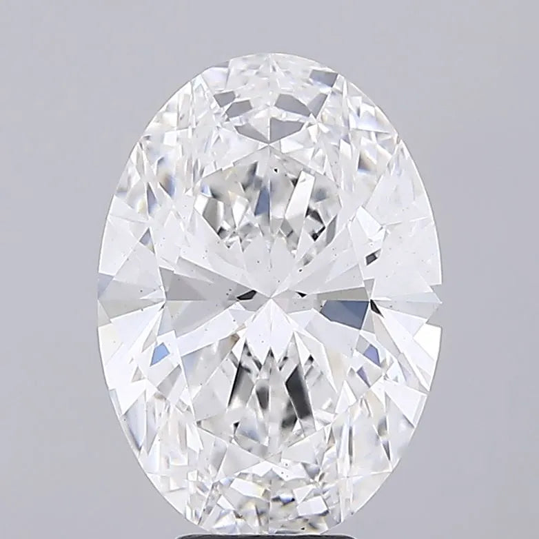 7.03ct Oval Lab Grown Diamond (Colour E, Clarity VS2, IGI Certified)