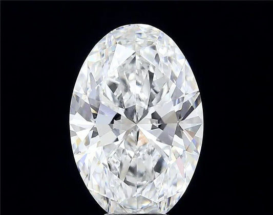 7.03ct Oval Lab Grown Diamond (Colour E, Clarity VVS2, IGI Certified)