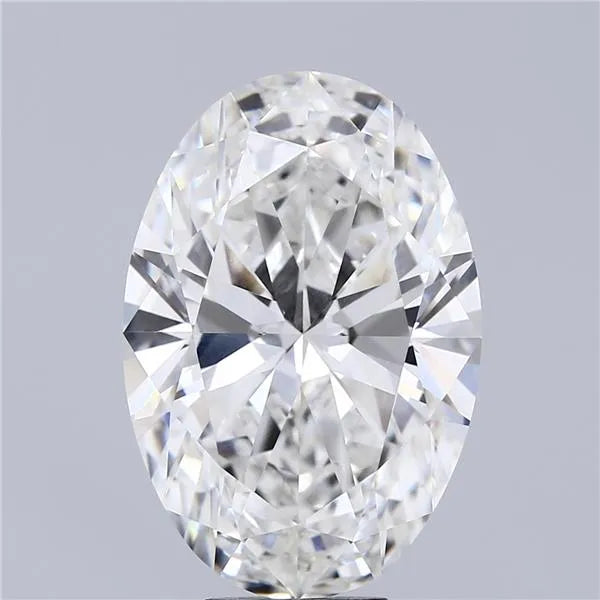 7.03ct Oval Lab Grown Diamond (Colour G, Clarity VVS2, IGI Certified)