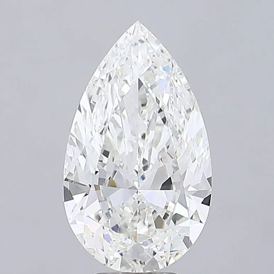 7.03ct Pear Lab Grown Diamond (Colour F, Clarity VVS2, IGI Certified)