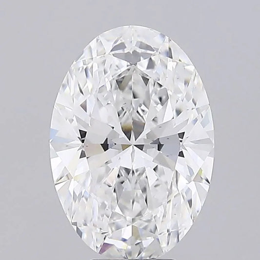 7.04ct Oval Lab Grown Diamond (Colour D, Clarity VS2, IGI Certified)