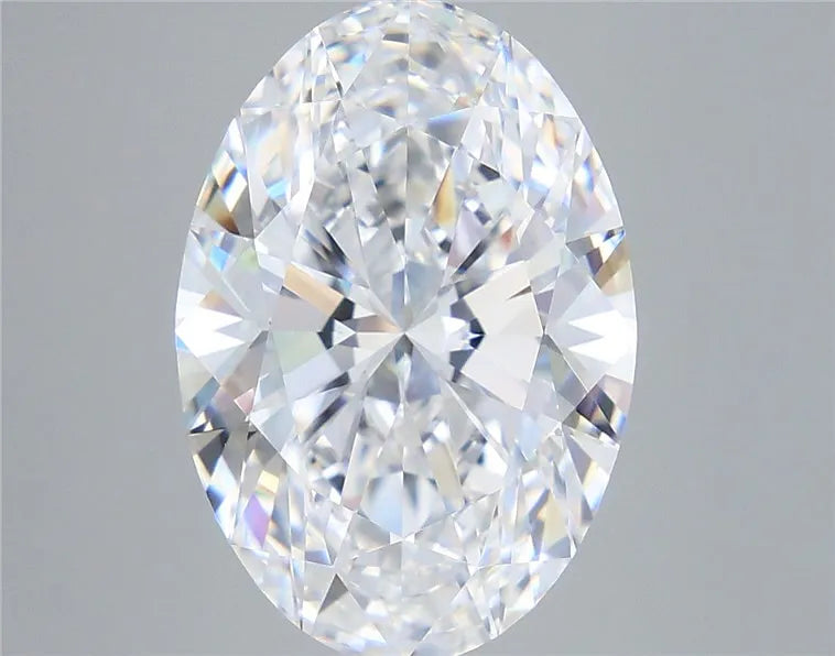 7.04ct Oval Lab Grown Diamond (Colour D, Clarity VVS2, IGI Certified)