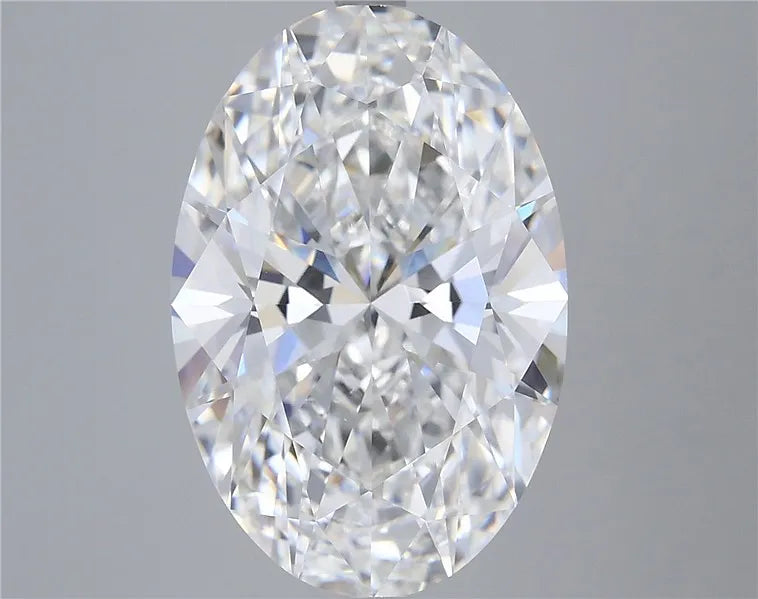 7.04ct Oval Lab Grown Diamond (Colour D, Clarity VVS2, IGI Certified)