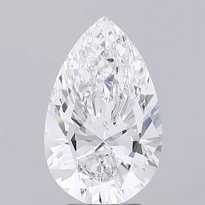7.04ct Pear Lab Grown Diamond (Colour D, Clarity VVS2, IGI Certified)