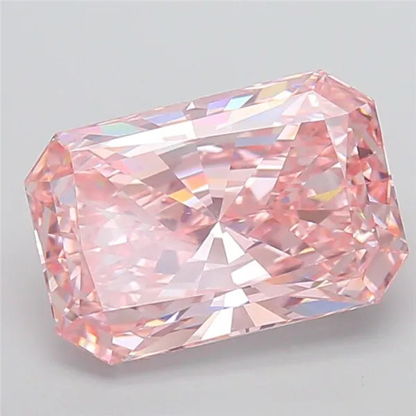 7.04ct Radiant Lab Grown Diamond (Colour Fancy Intense Pink, Clarity VVS2, IGI Certified)