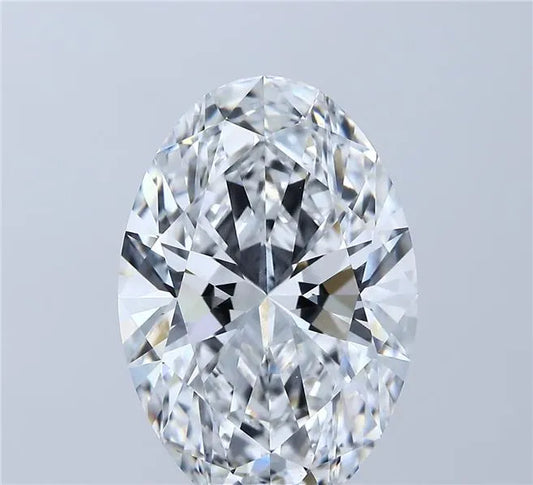 7.07ct Oval Lab Grown Diamond (Colour D, Clarity VVS2, IGI Certified)