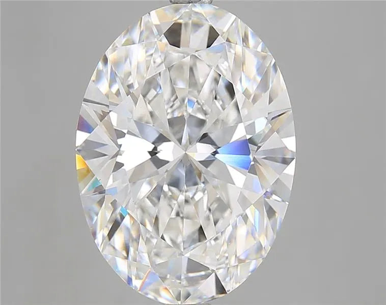 7.07ct Oval Lab Grown Diamond (Colour E, Clarity VVS2, IGI Certified)