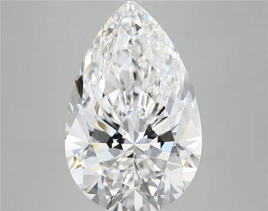 7.07ct Pear Lab Grown Diamond (Colour E, Clarity VVS2, IGI Certified)