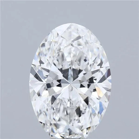 7.08ct Oval Lab Grown Diamond (Colour D, Clarity VVS2, IGI Certified)