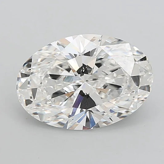 7.08ct Oval Lab Grown Diamond (Colour E, Clarity VVS2, IGI Certified)