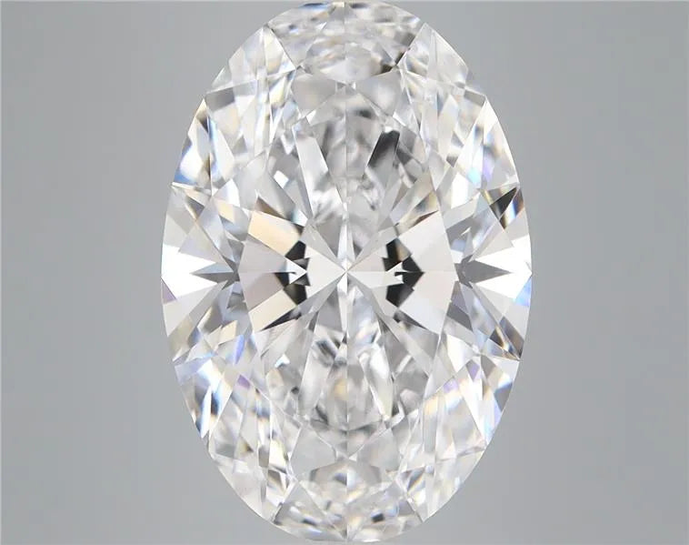 7.08ct Oval Lab Grown Diamond (Colour E, Clarity VVS2, IGI Certified)