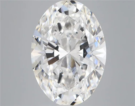 7.08ct Oval Lab Grown Diamond (Colour E, Clarity VVS2, IGI Certified)