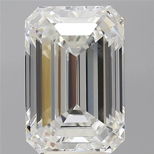 7.09ct Emerald Lab Grown Diamond (Colour F, Clarity VVS2, IGI Certified)