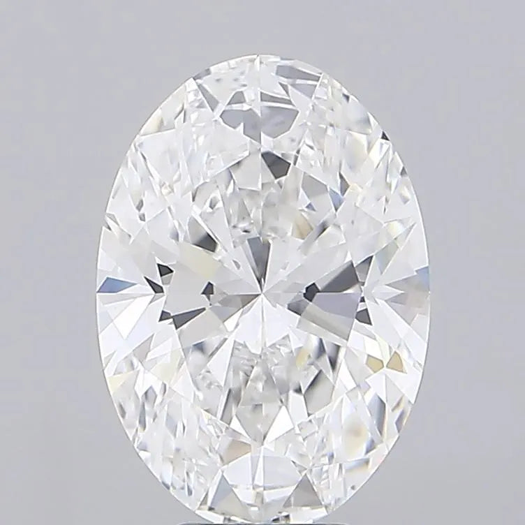 7.09ct Oval Lab Grown Diamond (Colour D, Clarity VVS1, IGI Certified)