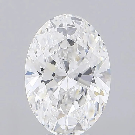 7.09ct Oval Lab Grown Diamond (Colour D, Clarity VVS1, IGI Certified)