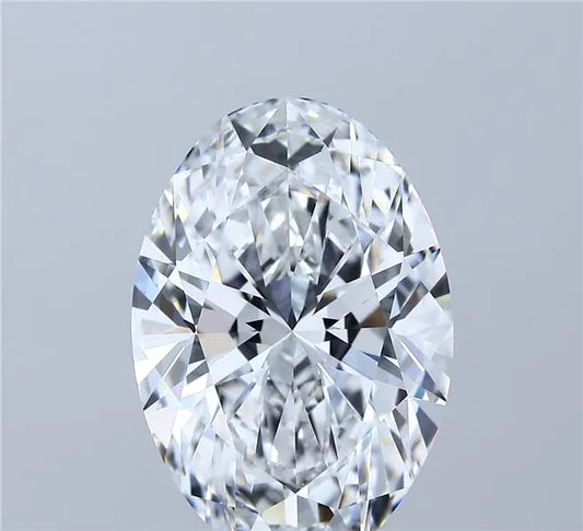 7.09ct Oval Lab Grown Diamond (Colour D, Clarity VVS2, IGI Certified)