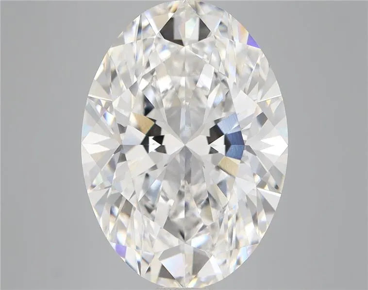 7.09ct Oval Lab Grown Diamond (Colour E, Clarity VVS2, IGI Certified)