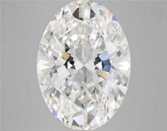 7.09ct Oval Lab Grown Diamond (Colour E, Clarity VVS2, IGI Certified)