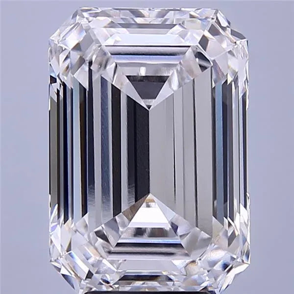 7.10ct Emerald Lab Grown Diamond (Colour E, Clarity VVS1, IGI Certified)