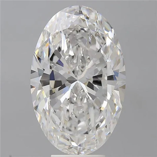 7.10ct Oval Lab Grown Diamond (Colour D, Clarity VVS2, IGI Certified)