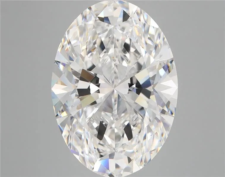 7.10ct Oval Lab Grown Diamond (Colour D, Clarity VVS2, IGI Certified)